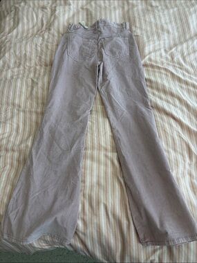 Free People Cord Flare Pants in Dusty Lilac